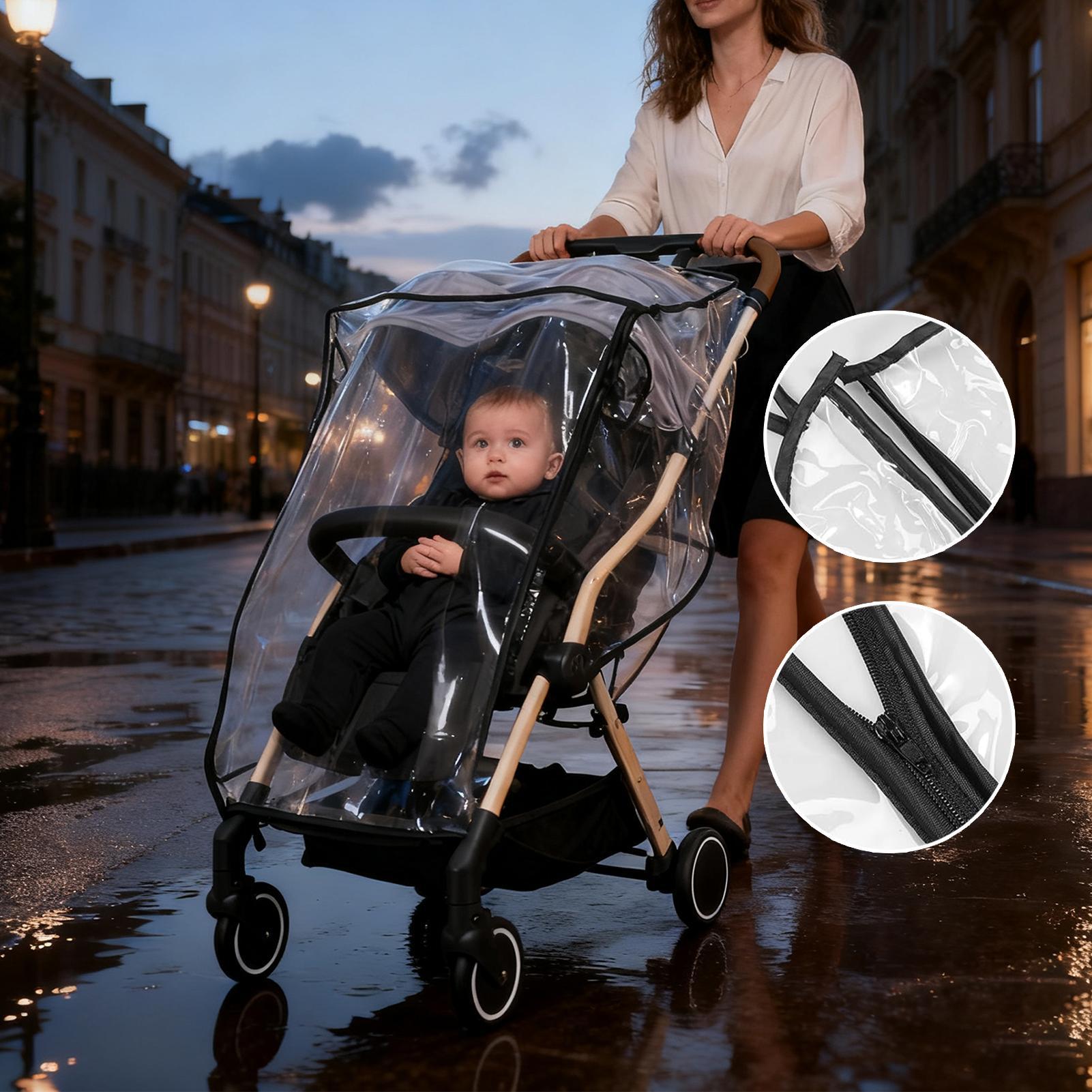 Housse de pluie pour poussette - Stroller Rain Cover avis et prix