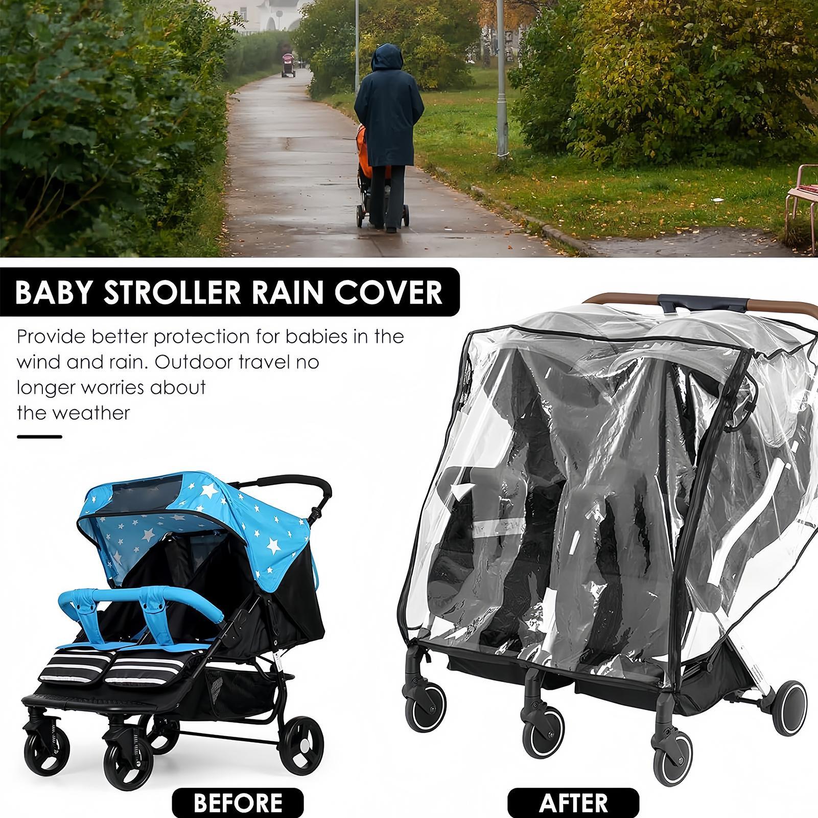 Housse de pluie pour poussette - Stroller Rain Cover avis et prix