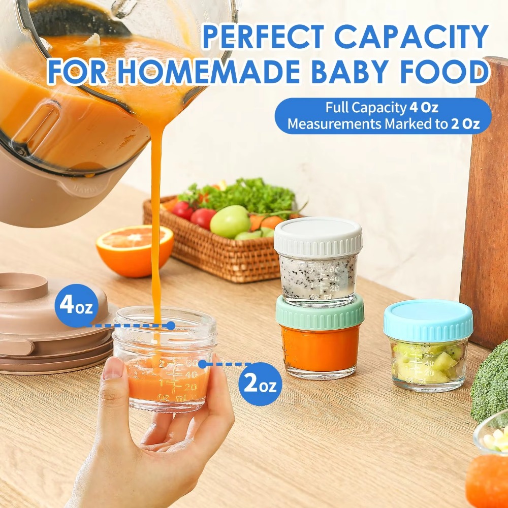 Pot Mason en verre pour alimen - Baby Food Storage Jar avis et prix
