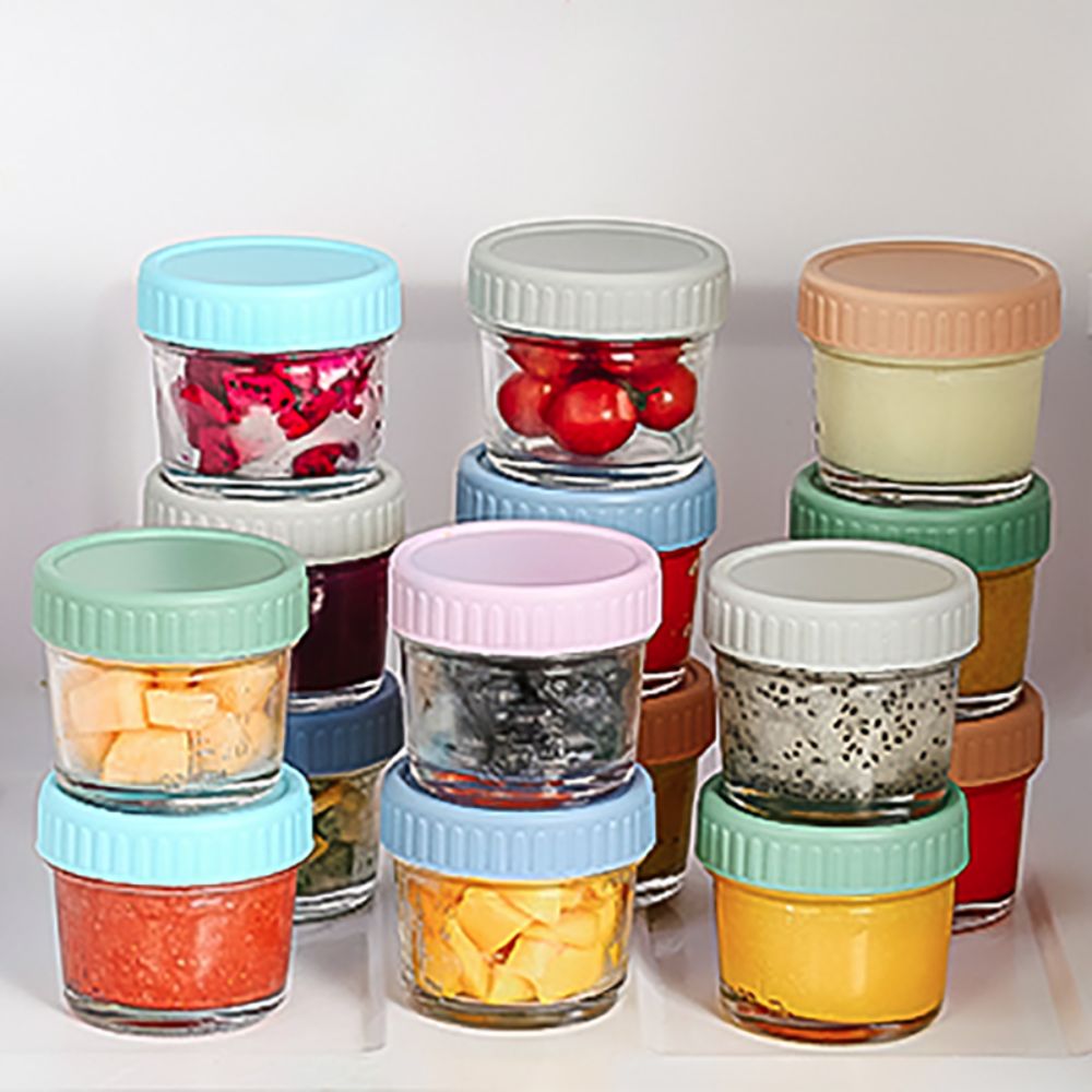 Lot de 6 pots en verre réutili - Baby Food Storage Jar avis et prix