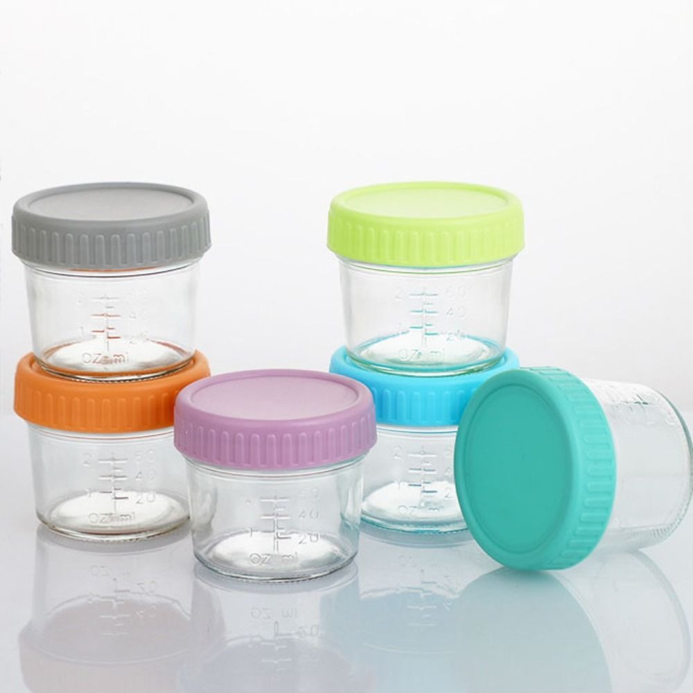 Lot de 6 pots en verre réutili - Baby Food Storage Jar avis et prix