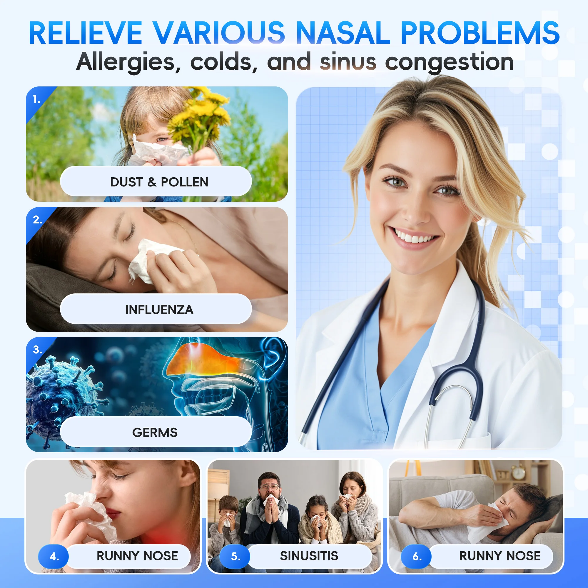 Système d'irrigation nasale, m - Nasal Aspirator avis et prix
