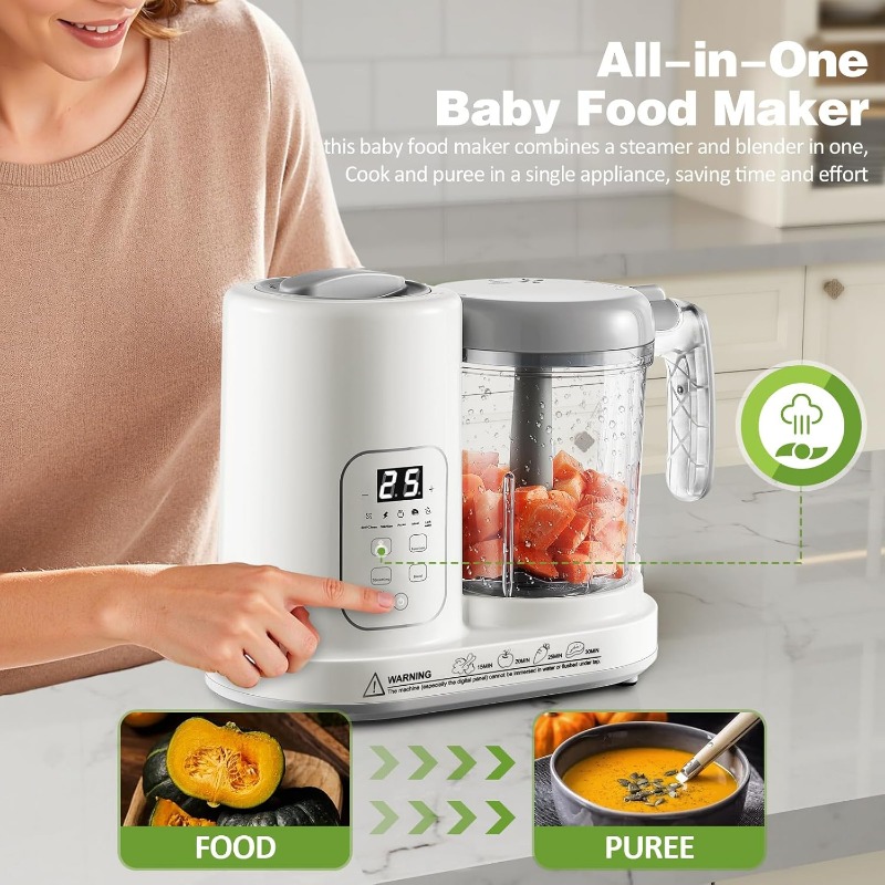 Robot Cuiseur Mixeur 4-en-1 po - Baby Food Maker Blender avis et prix