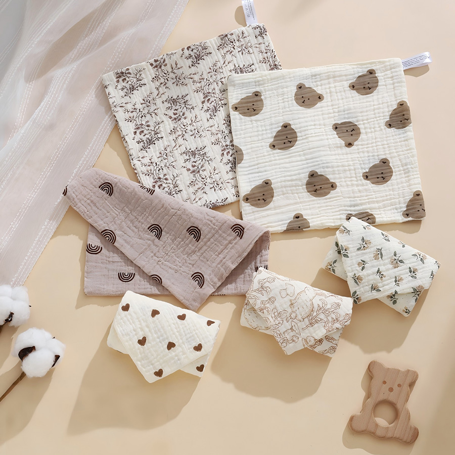 3/5 pièces de serviettes carré - Baby Products For Face avis et prix